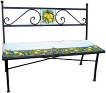 Art 303 mod panca in ferro e pietra